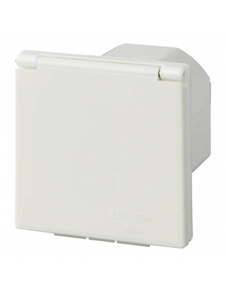 Tappo quadrato per parete CEE integrato maschio