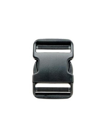 20 mm black plastic buckle closure