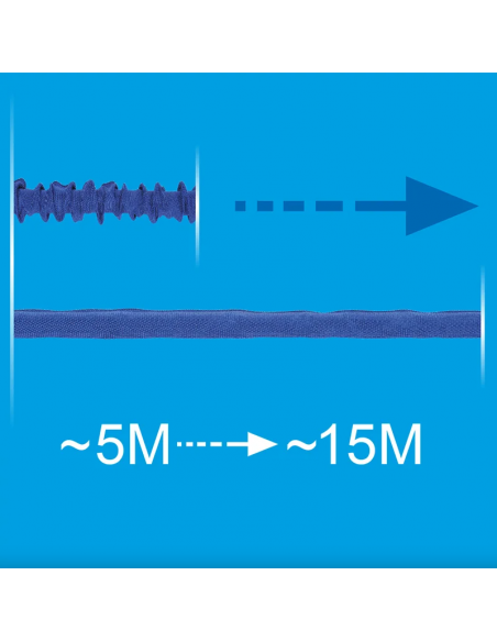 Estendibile da 5 a 15 metri con pistola 7 funzioni