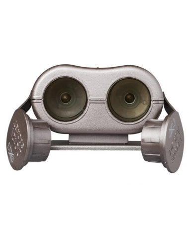 Enchufe de 2 tomas a 12V con placa de montaje