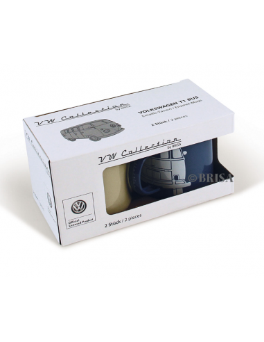 Confezione di VW T tazze di metallo smaltato 500ml