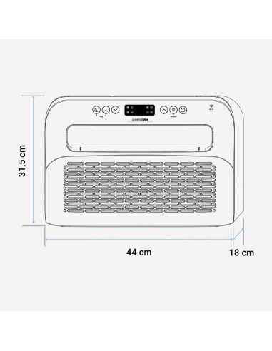 Aire acondicionado de ventana con conexión WiFi mod 5000