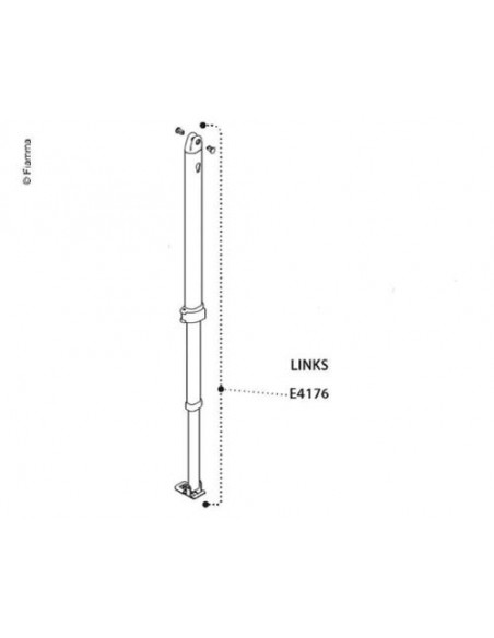 Pata derecha de toldo Fiamma  Caravanstore / F35