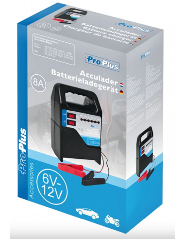 Cargador de batería 6/12V 8 Amperios