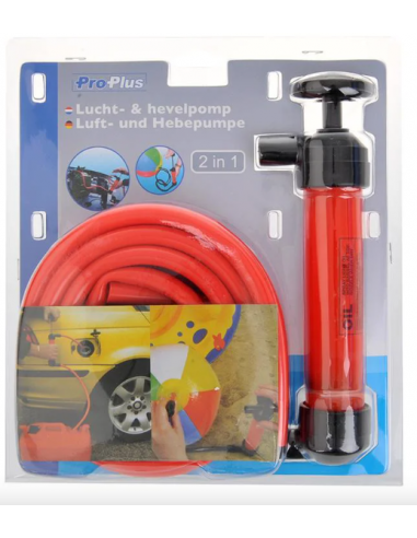 Bomba de aire y sifón 2 en 1
