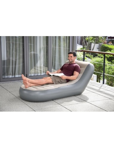 Sillon air Bestway Chaise Sport Gris XL