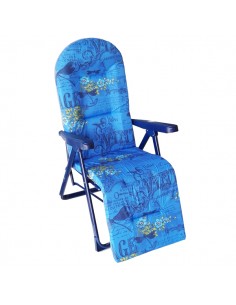 Sedia pieghevole ALCO con poggiapiedi