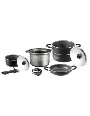 Pirate 7 +1 batteria del piatto e della pentola Brunner