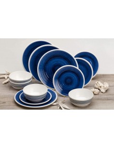 Flamifield Azure 12-teiliges Melamingeschirr