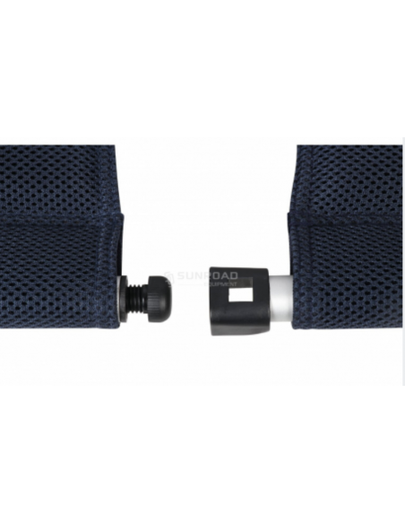 Deluxe Midland Blue Mesh Legrest