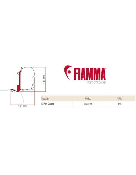 Adattatore personalizzato Ford per F45/F70