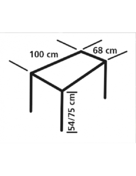 Mesa de camping Gobain talla L Antracita EuroTrail Mesa de camping Gobain talla L Antracita EuroTrail
