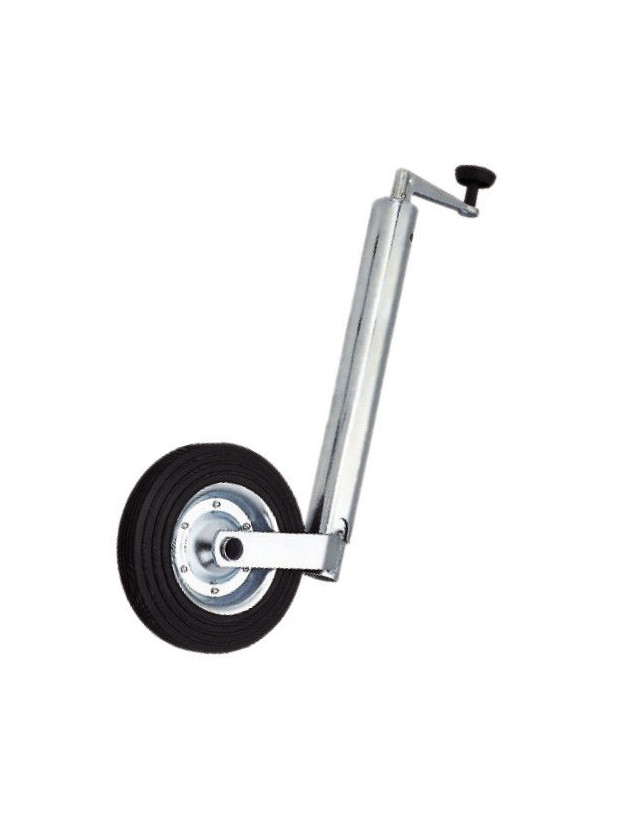 Roda jóquei com suporte telescópico 200x42mm