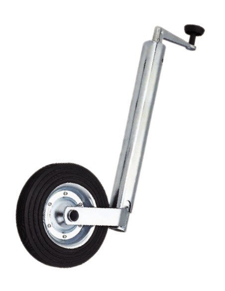 Roue jockey avec support télescopique 200x42mm