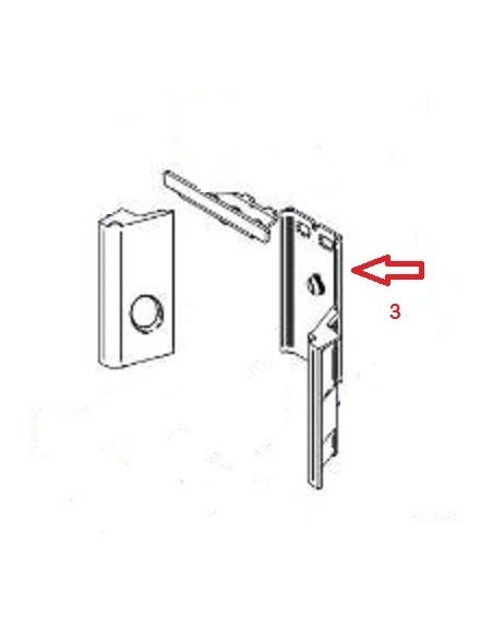 Defletor traseiro ou traseiro 8,5kw. Fogões a pellets Piazzetta e Superior.