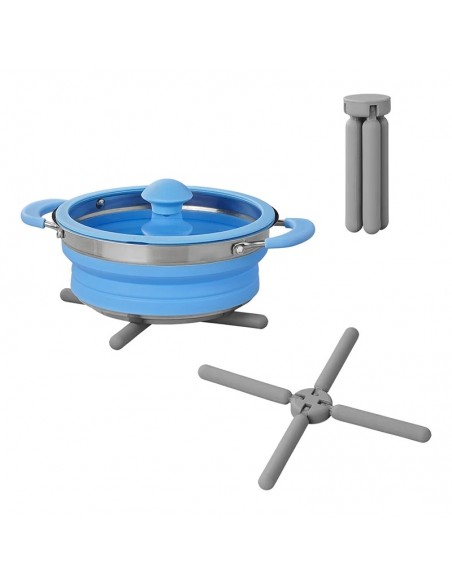 Treppiede pieghevole per pentole e padelle Treppiede pieghevole per pentole e padelle