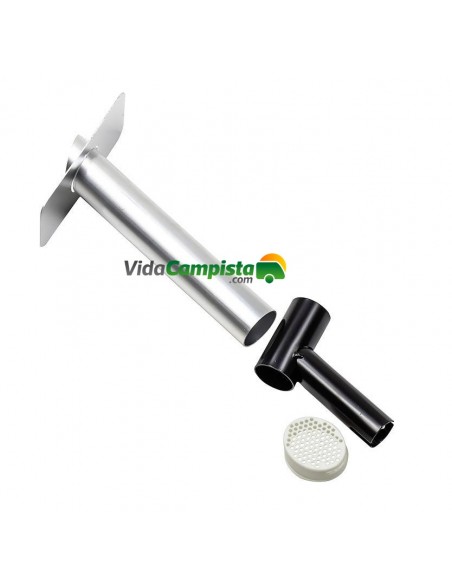 Il camino Dometic con beautifier beige