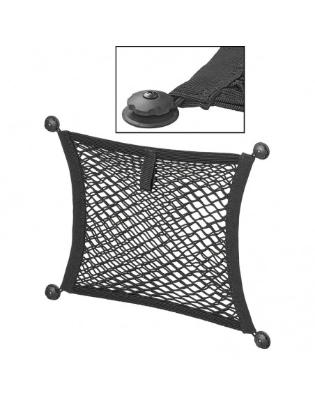 Doppia rete di stoccaggio elastico