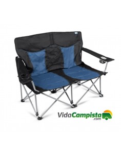 Silla doble plegable Dometic/Kampa modelo Lofa Chair azul