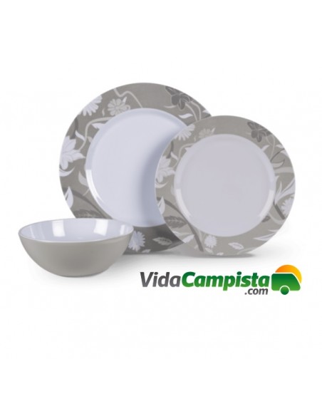 Vajilla Dometic/Kampa Bloom 12pc