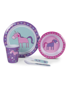 Vajilla infantil Dometic/Kampa Modelo Unicorns 5pc