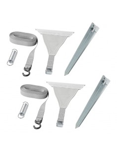 Sangles de fixation 2 unités x 4,8 m avec guide Proplus