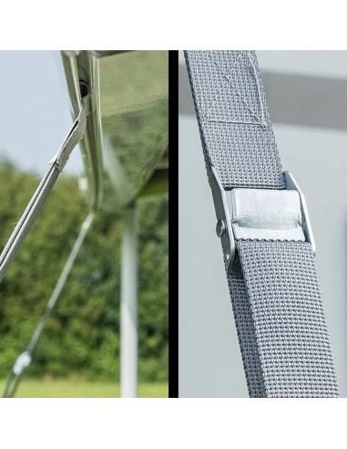 Sangles de fixation 2 unités x 4,8 m avec guide Proplus