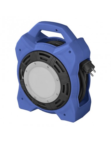 Enrouleur de câble Schuko 4 voies 15M 3x1.5mm² avec éclairage LED