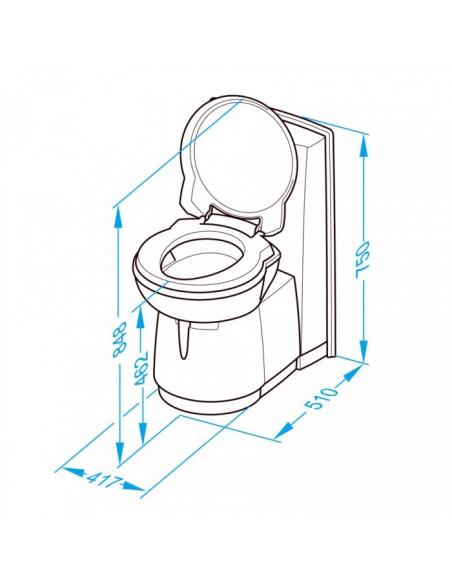 WC chimique Thetford C263CS
