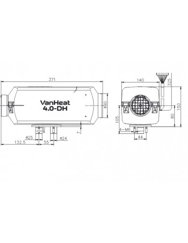 Riscaldamento del parcheggio diesel. 4KW Carbest