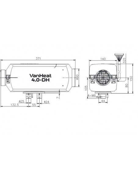 Riscaldamento del parcheggio diesel. 4KW Carbest