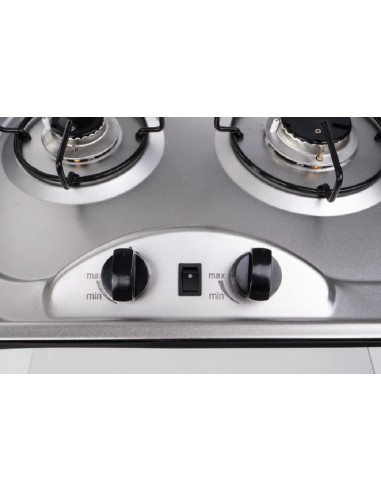 Cucina gas di 2 fuochi. Carico