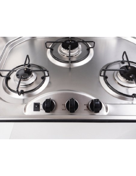 Cocina de gas 3 fuegos. Carbest Cocina de gas 3 fuegos. Carbest