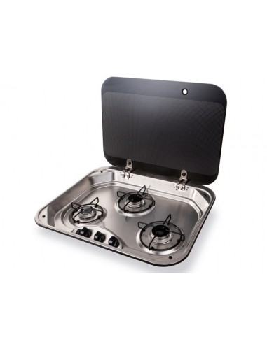 Cocina de gas 3 fuegos. Carbest