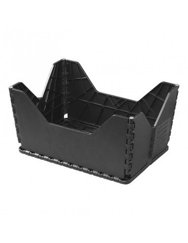 Non-slip folding step.