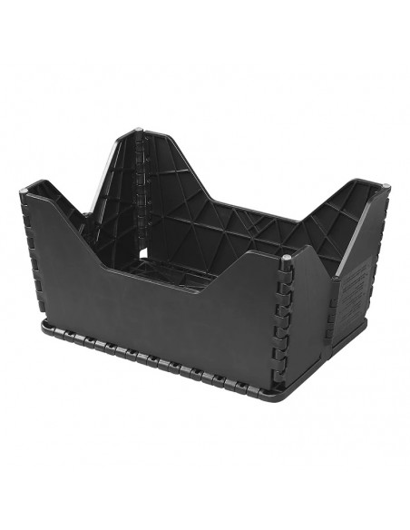 Non-slip folding step.