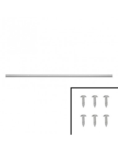 Tubo in alluminio Riel con angolo 90° di base da 1 metro x 2.7 cm