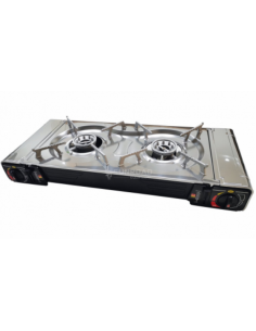 Cocina portátil 2 fuegos Incasa