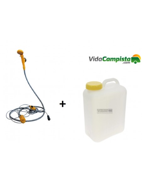 12-V-Midland-Duschpaket + 16-Liter-Tank.