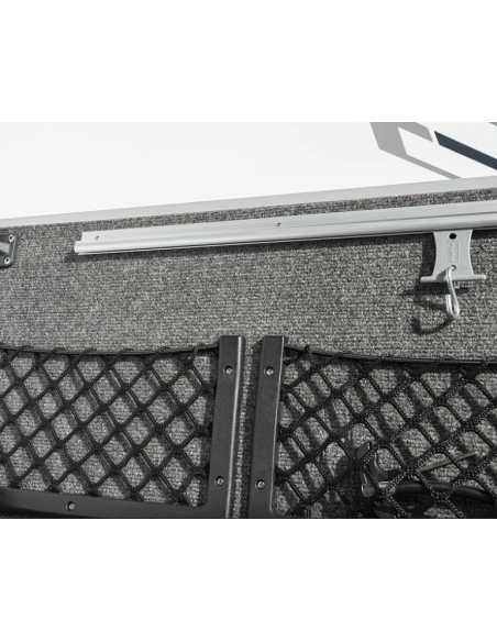 Riel aluminio para tienda, 180°, 100 x 2,6 cm