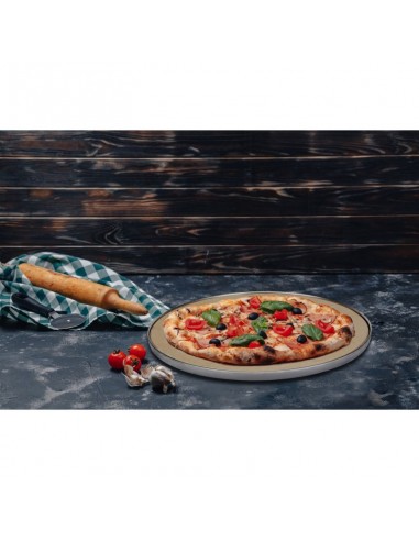 Plato de  piedra para hacer pizza en Barbacoa Cadac. 25 ø