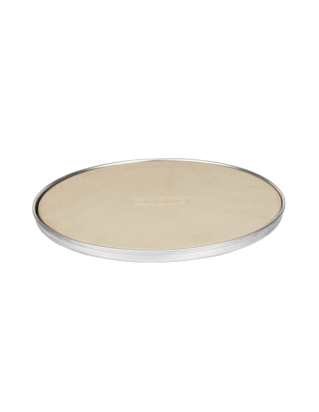 Placa de pedra para fazer pizza em Barbacoa Cadac. 33°