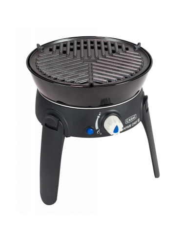 Cuisinière au gaz Safari Chef 30 HP avec barbecue. cadac