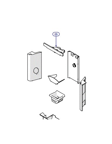 Deflettore interno superiore o P136 e Lia Piazzetta Superior
