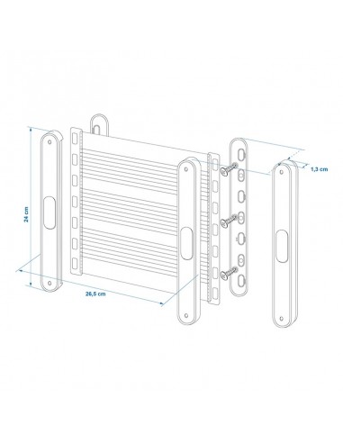 Cadre filet élastique 40 x 26,5 cm avec support. ProPlus