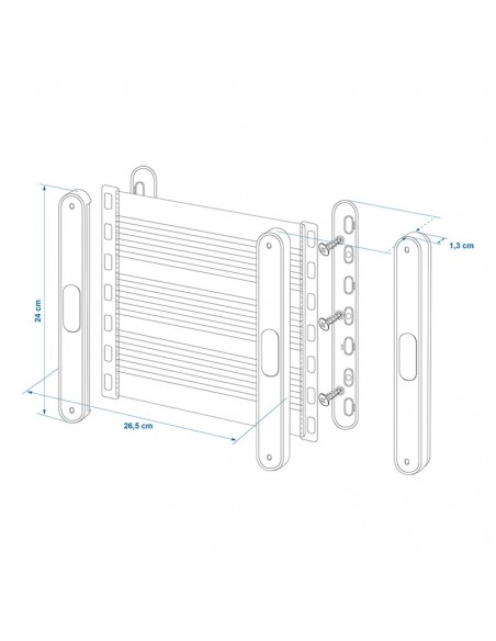 Elastic net frame 40 x 26.5 cm with support. ProPlus