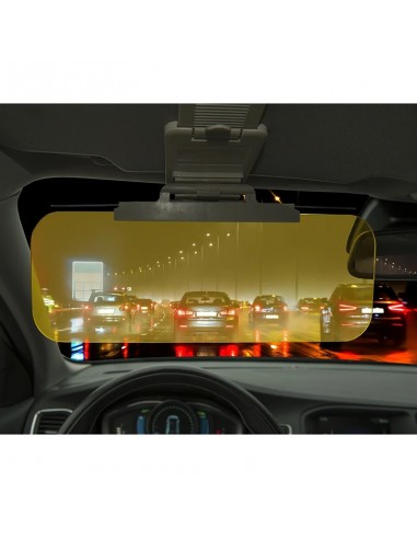Extendable sun visor for rear view mirror