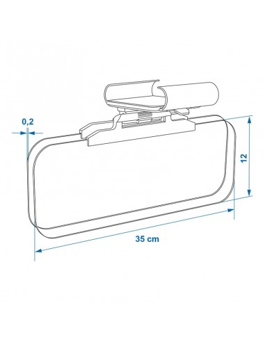 Visera parasol extensible para espejo retrovisor. ProPlus