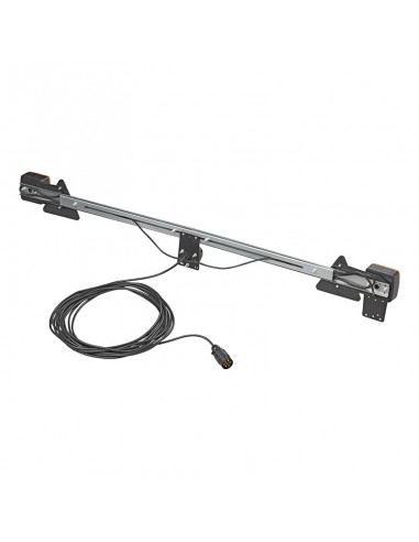 Metal telescopic trailer light bar 140-200cm + 12m cable. Pro Plus