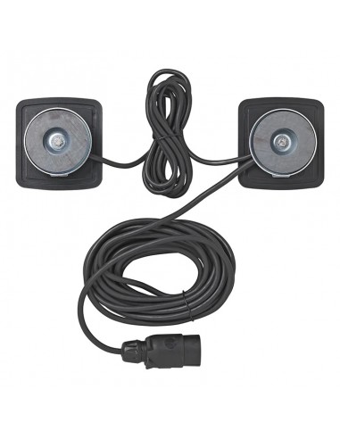 LED trailer lights with magnets 7.5 + 2.5 m cable